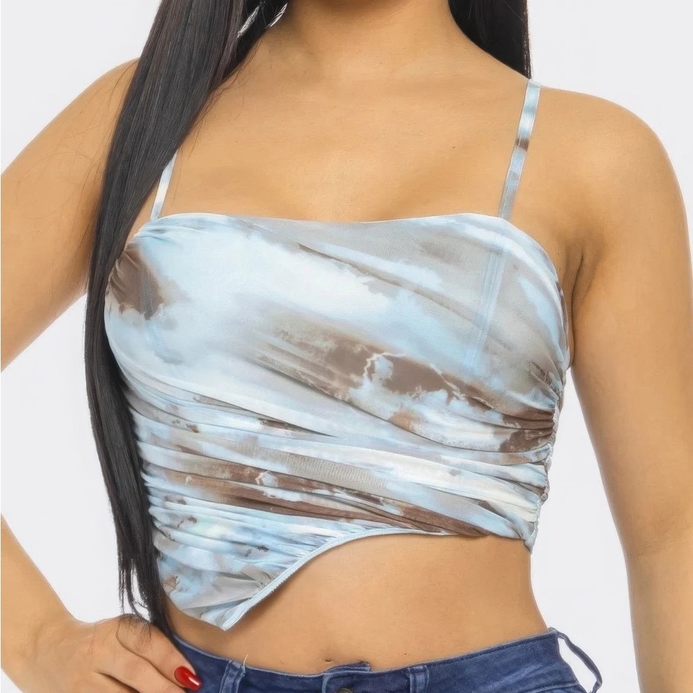 Mesh Print Top - Picture 4 of 5